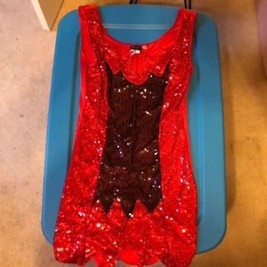 Halloween devil dress. Size medium.